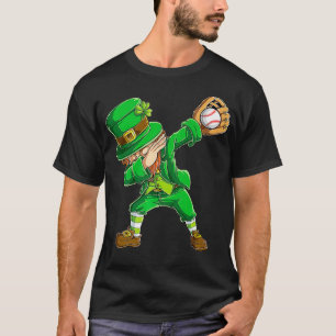 Camiseta Dabbing Leprechaun Boys Men Baseba