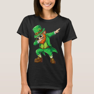 Camiseta Dabbing Leprechaun Funny Gifts Men Kids Rua Pa