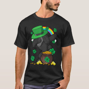 Camiseta Dabbing Leprechaun Poodle Dog Irish St Patricks Da