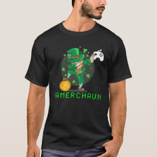 Camiseta Dabbing Leprechaun Shenanigans Gamerchaun Unicorn