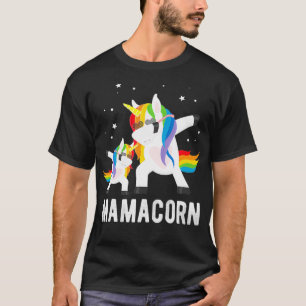 Camiseta Dabbing Mamacorn, engraçado Unicorn Lover Tee para