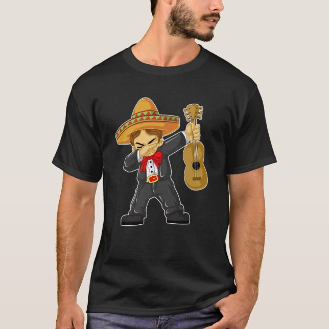Camiseta Dabbing Mariachi cinco de mayo (Frente)