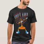 Camiseta Dabbing Menorah Hanukkah dançando Chanukah Kids Gi<br><div class="desc">Dabbing Menorah Hanukkah dancing Chanukah Kids Girls Boys</div>