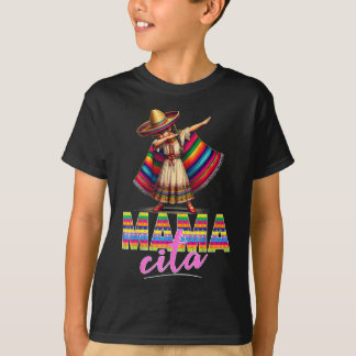 Camiseta Dabbing Mexican Poncho Sombrero Cinco De Mayo Mama