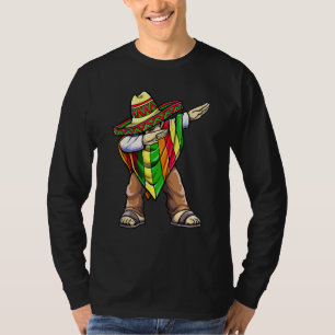 Camiseta Dabbing Mexicano Poncho Cinco De Mayo 1