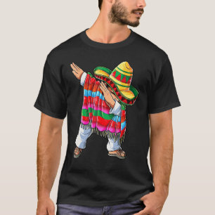 Camiseta Dabbing mexicano Poncho Cinco De Mayo Boys Men Som