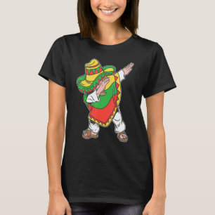 Camiseta Dabbing mexicano Poncho Cinco De Mayo Boys Men Som