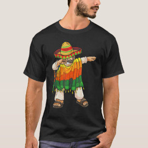 Camiseta Dabbing mexicano Poncho Cinco De Mayo Boys Men Som