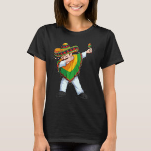 Camiseta Dabbing mexicano Poncho Sombrero Cinco De Mayo