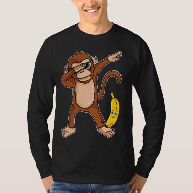 Camiseta Dabbing Monkey  Dab Dance Monkey (Frente)
