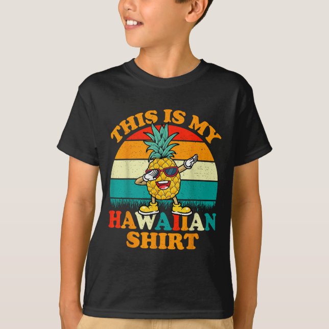 Camiseta Dabbing Ne This Is My Hawaiian Shirts For Women  (Frente)
