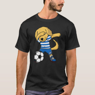 Camiseta Dabbing Ouro Retriever Grécia Soccer Fans Jersey