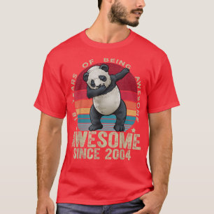 Camiseta Dabbing Panda 18º Aniversário Kids Unic