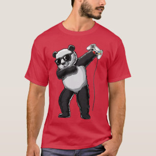 Camiseta Dabbing panda gamer de jogos engraçados