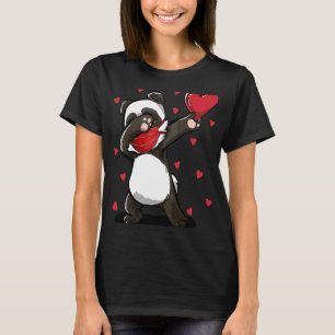 Camiseta Dabbing Panda Veste presentes na máscara de rosto