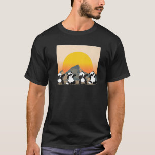 Camiseta Dabbing Panda Zoo Animal Bear Para Homens