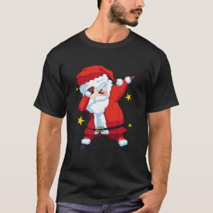 Camiseta Dabbing Papai Noel, Festa de Menino, Festa de Fest