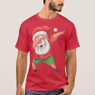 Camiseta Dabbing Papais noeis Praia Papai noel Natal Em Pap