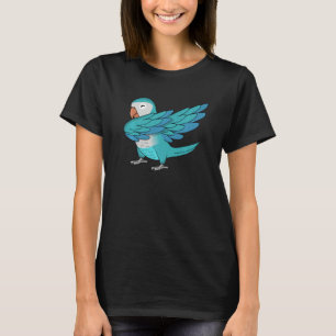 Camiseta Dabbing Parrot I Blue Monk Parakeet Quaker