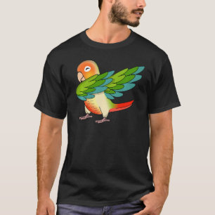 Camiseta Dabbing Parrot I Green Cheek Conure