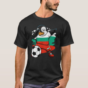 Camiseta Dabbing Penguin Bulgária Soccer Fans Jersey Shoba