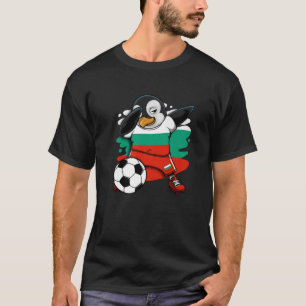 Camiseta Dabbing Penguin Bulgária Soccer Fans Jersey Shoba