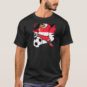 Camiseta Dabbing Penguin Cingapura Futebol Fans Jersey