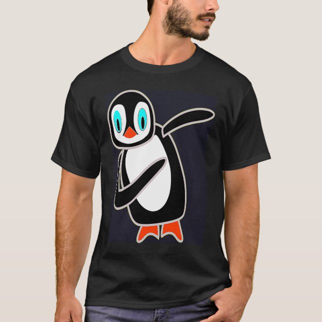 Camiseta Dabbing Penguin Cool Penguin Dab Dance Dancing Cut (Frente)