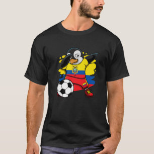 Camiseta Dabbing Penguin Equador Soccer Fans Jersey