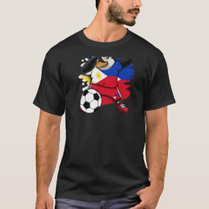 Camiseta Dabbing Penguin Filipinas Soccer Fans Jersey Fla