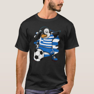 Camiseta Dabbing Penguin Grécia Futebol Fans Jersey