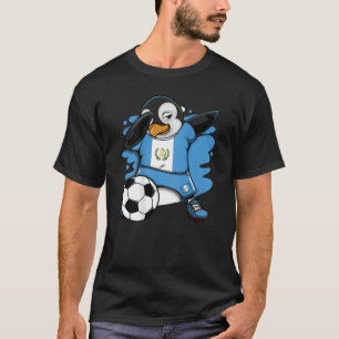 Camiseta Dabbing Penguin Guatemala Soccer Fans Jersey