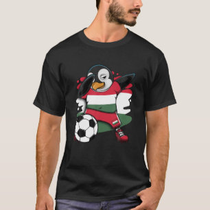 Camiseta Dabbing Penguin Hungary Soccer Fans Jersey