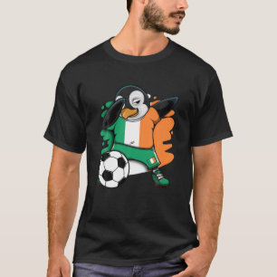 Camiseta Dabbing Penguin Ireland Soccer Fans Jersey