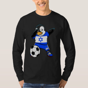 Camiseta Dabbing Penguin Israel Soccer Fans Jersey