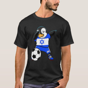 Camiseta Dabbing Penguin Israel Soccer Fans Jersey
