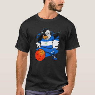 Camiseta Dabbing Penguin Nicarágua Fans Jersey B
