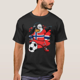 Camiseta Dabbing Penguin Norway Soccer Fans Jersey