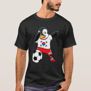 Camiseta Dabbing Penguin South Korea Soccer Fan Jersey Foot