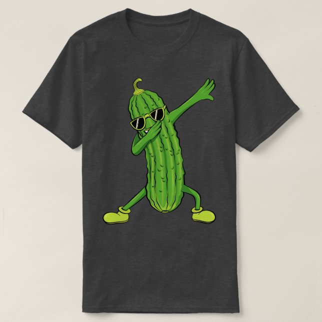 Camiseta Dabbing Pickle Dancing Cuber lover Gifs Engraçados (Frente do Design)