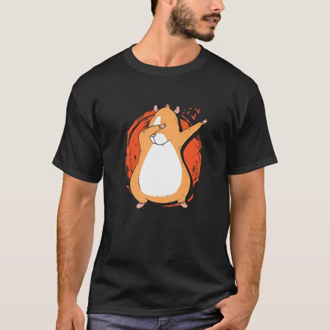 Camiseta Dabbing Pig Graphic Guinea Pig Owner Pet Cavy Anim (Frente)