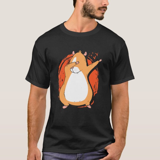 Camiseta Dabbing Pig Graphic Guinea Pig Owner Pet Cavy Anim (Frente)