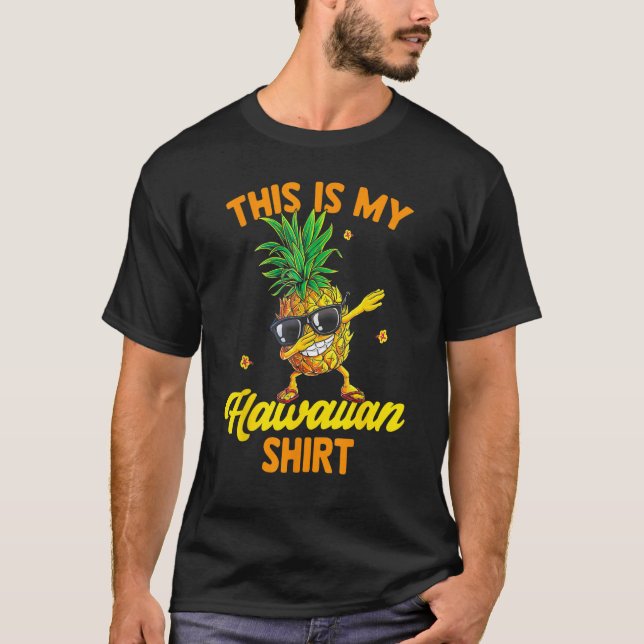 Camiseta Dabbing Pineapple Hawaii This Is My Hawaiian Summe (Frente)