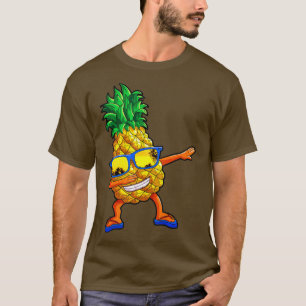 Camiseta Dabbing Pineapple Men Kid Beach Vacation Summer H