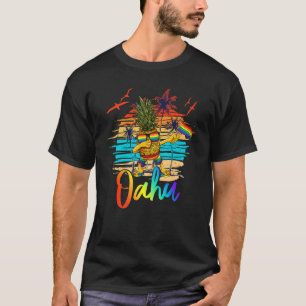 Camiseta Dabbing Pineapple Orgulho gay Lgbt Oahu Hawaii Sum