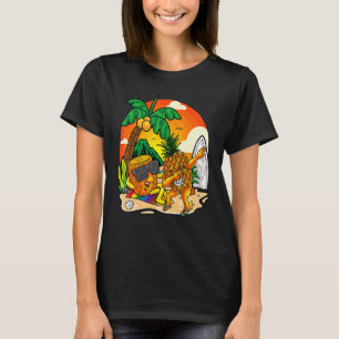 Camiseta Dabbing Pineapple Sunglass Aloha Beaches Hawaii