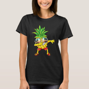 Camiseta Dabbing Pineapple Sunglass Aloha Beaches Hawaii