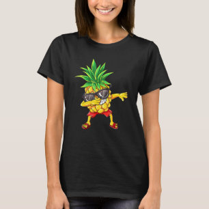 Camiseta Dabbing Pineapple Sunglass Aloha Beaches Hawaii