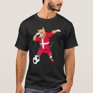 Camiseta Dabbing Pitbull Dinamarca Adeptos de Futebol Jerse