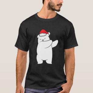 Camiseta Dabbing Polar Bear Santa Chapat Polar